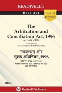 Readwell's Bare Act The Arbitration and Conciliation Act, 1996