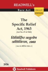 Readwell's Bare Act The Specific Relief Act, 1963