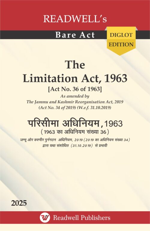 Readwell's Bare Act The Limitation Act, 1963