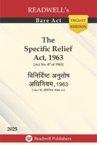Readwell's Bare Act The Specific Relief Act, 1963