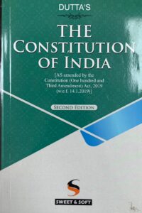 The Constitution Of India By Dutta's