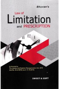 Law of Limitation and Prescription By Bhuvan's