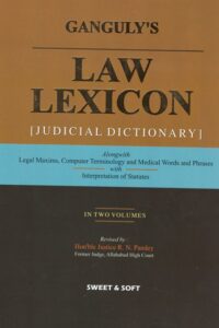 Law Lexicon (Judicial Dictionary) Set of 2 Vols. By R N Pandey