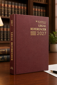 Readwell's Legal Referencer 2027, Maroon Rexin  [18x24]