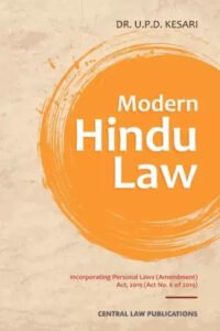 Modern Hindu Law By DR. UPD Kesari