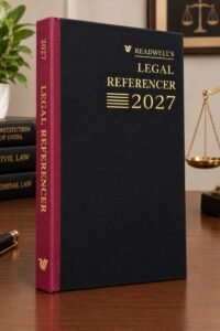 Readwell's Legal Referencer 2027, Hardcover Law Reference Register|Size: 32.5cm x 21.5cm | Lawyer's Register | Black Cloth Binding